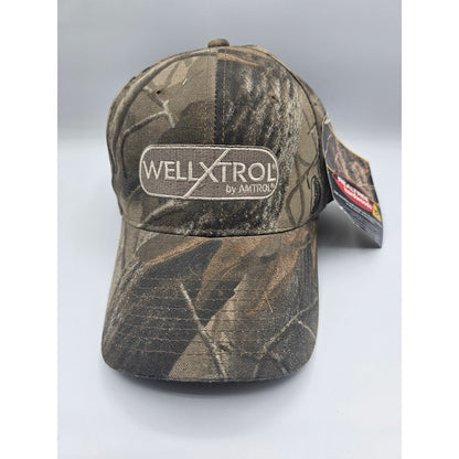 Wellxtrol by Amtrol Mens Strapback Baseball Hat Camo Realtree Camouflage NEW