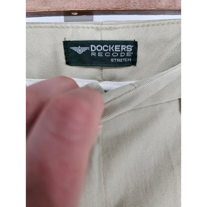 Dockers Recode Womens Sz 6 Straight Leg Khaki Dress Pants Light Beige