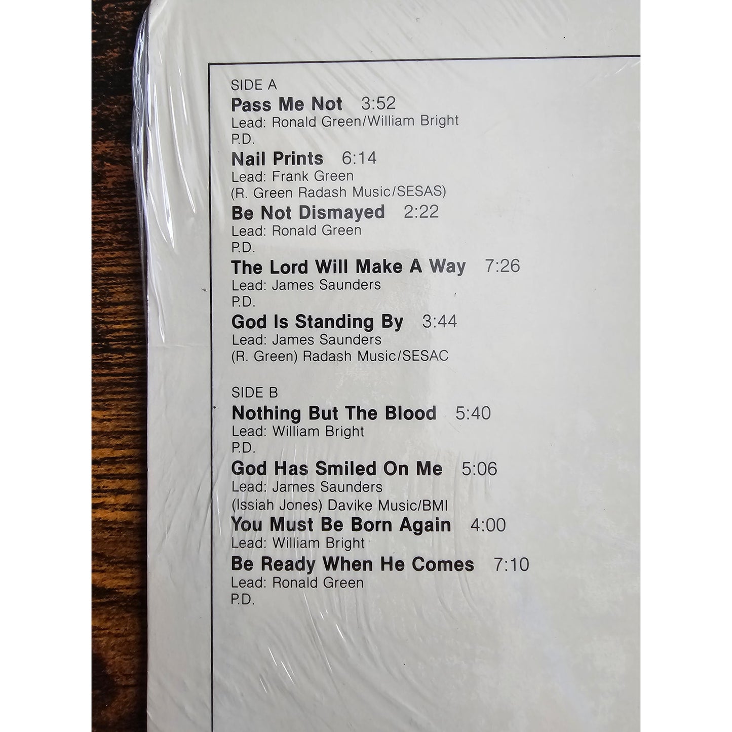 NEW Sealed - The Sons of Calvary - Spreading The Word - New Birth Records