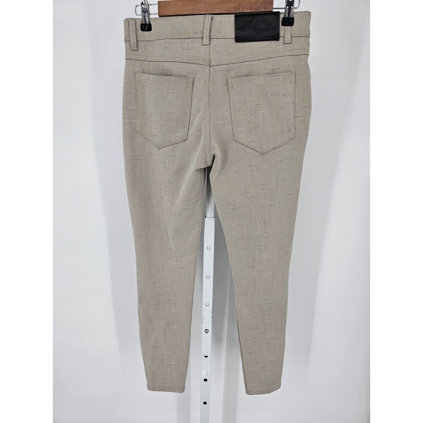 Original Designs Mens Sz 28 Skinny Low Rise Dress Pants Gray Beige