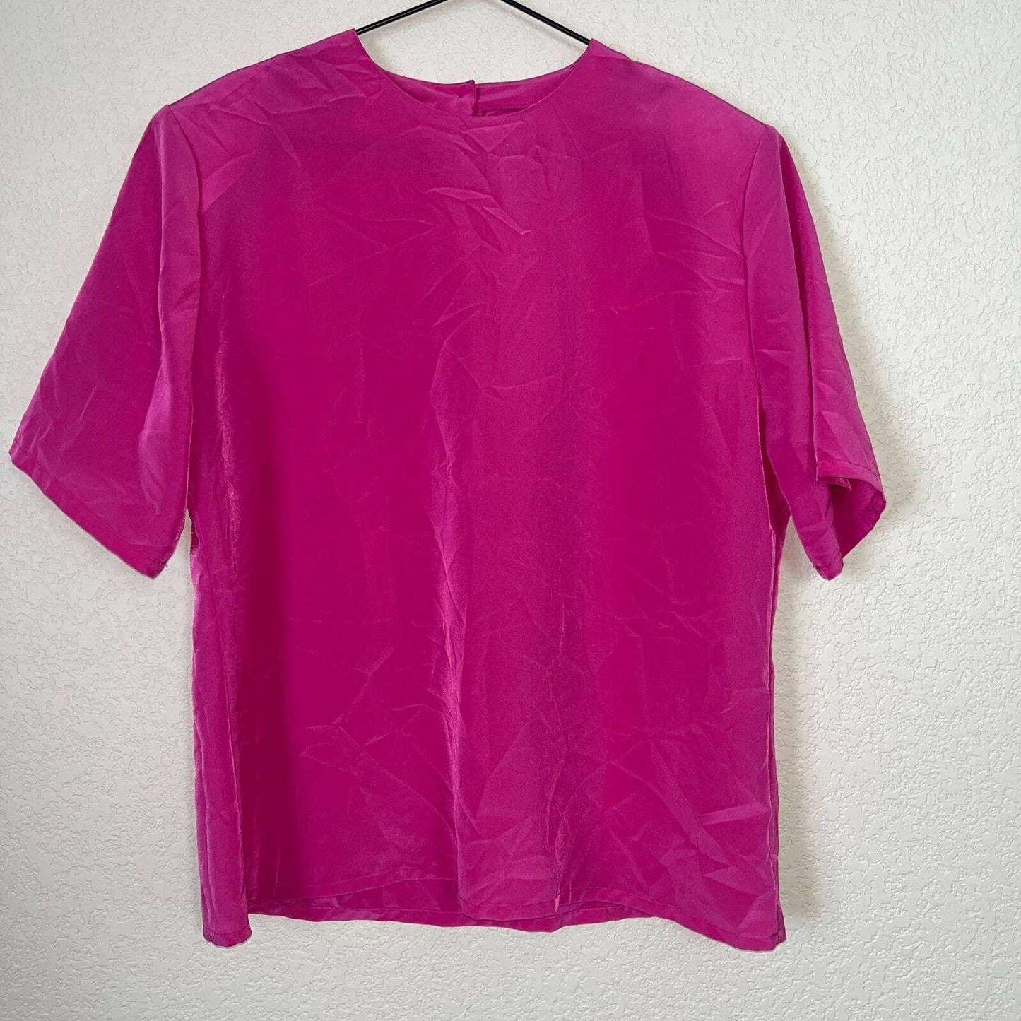 Vintage Sophisticates by Pendleton Womens Sz M Short Sleeve Shirt Pink