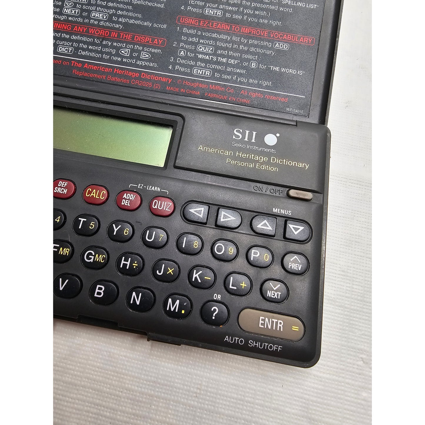 Sll Seiko Instruments American Heritage Dictionary Personal Edition