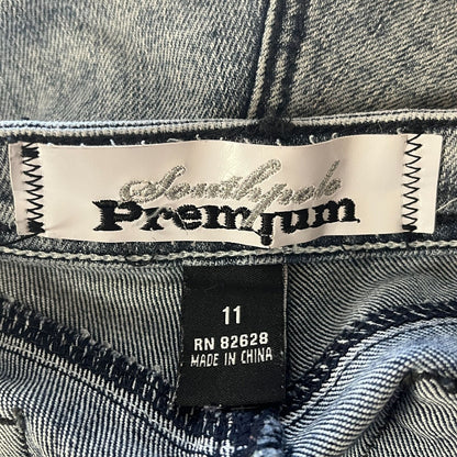 Southpole Premium Juniors Sz 11 Jean Shorts Heart Pockets