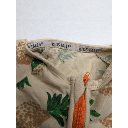 Kids Tales Baby Unisex Sz 12M One Piece Outfit Pineapple Print Zip Up