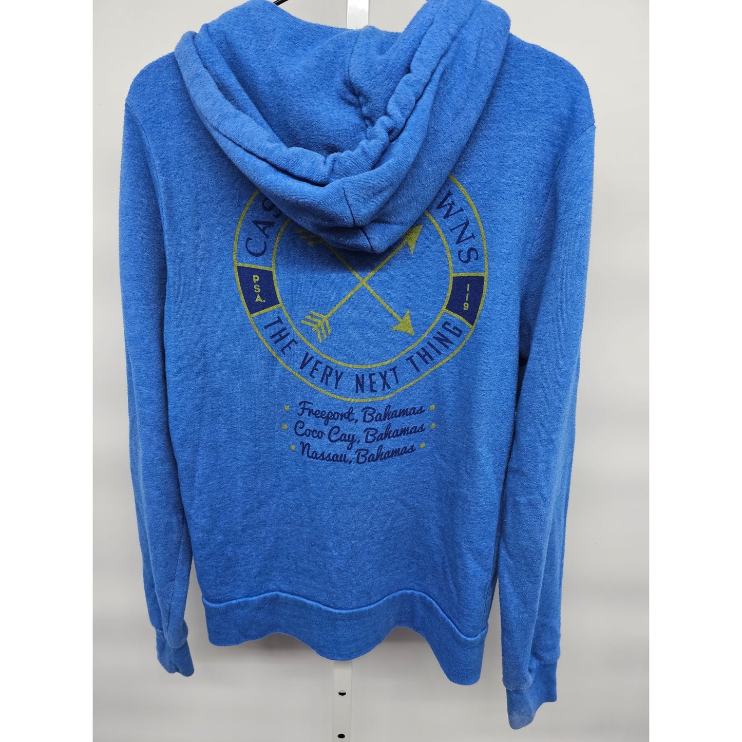 Casting Crowns The Very Next Thing Womens Sz M Full Zip Hoodie Blue Concert