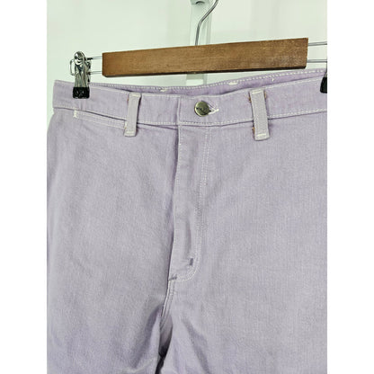 Vintage 1980s Wrangler Womens Sz 14 Bootcut Jeans Light Lavender Purple