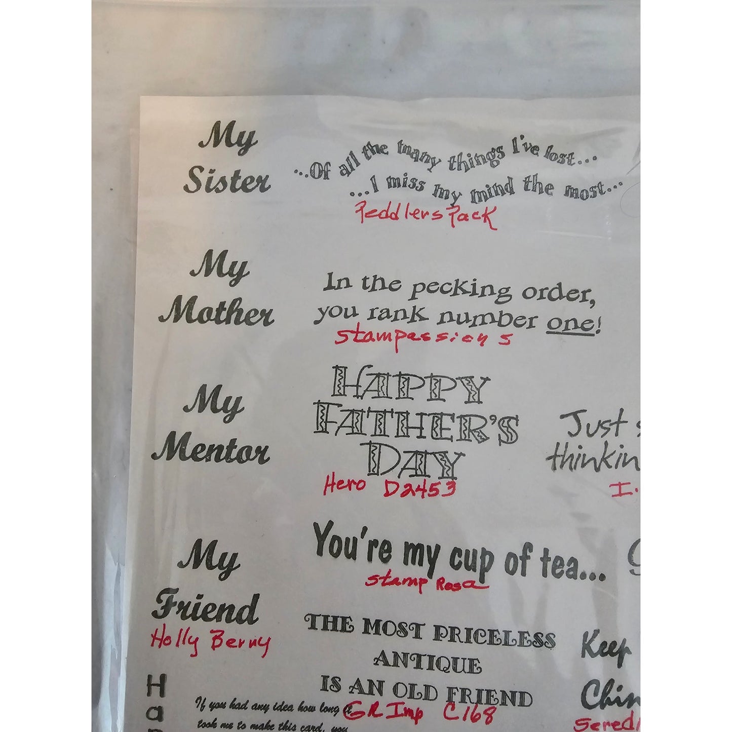 Lot of Unmounted Rubber Stamps Retired Various Holidays Phrases Budweiser Frog