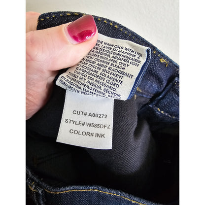 HUDSON SENTIMENT HI FI FLARE JEANS WOMEN'S Sz 30L Long 33" Inseam