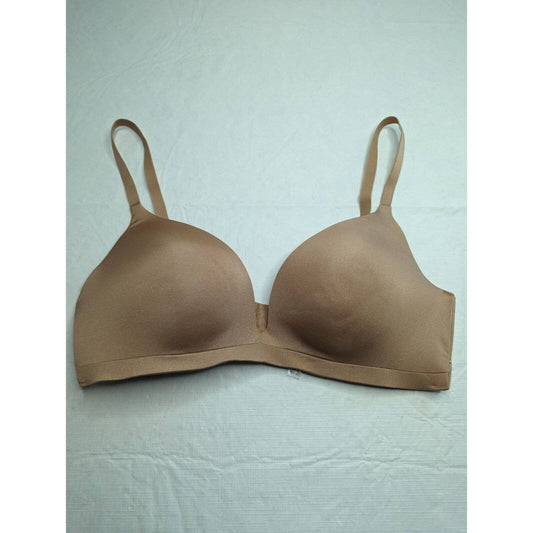 Vintage Y2K Cosmopolitan Womens Sz 36D Beige T Shirt Bra No Wire