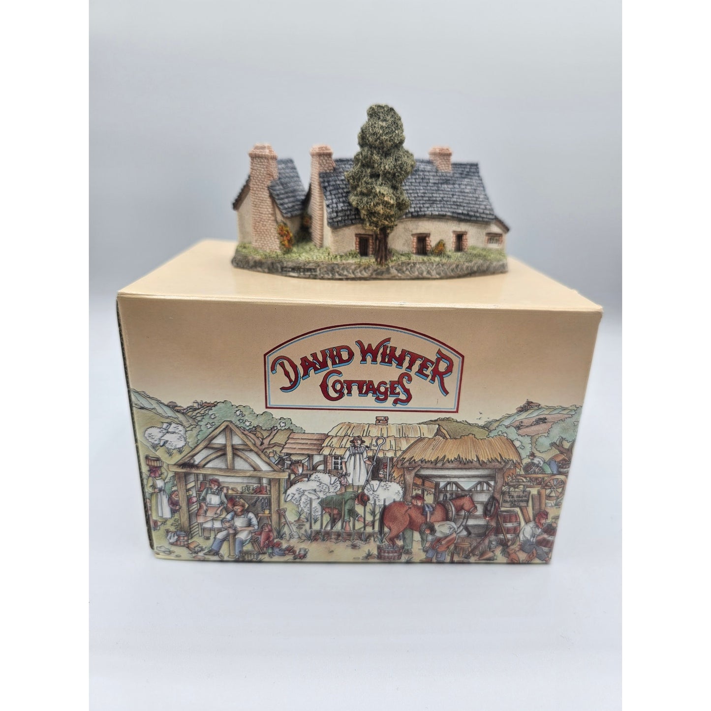 Vintage David Winter Cottages 1985 Craftsman Cottage