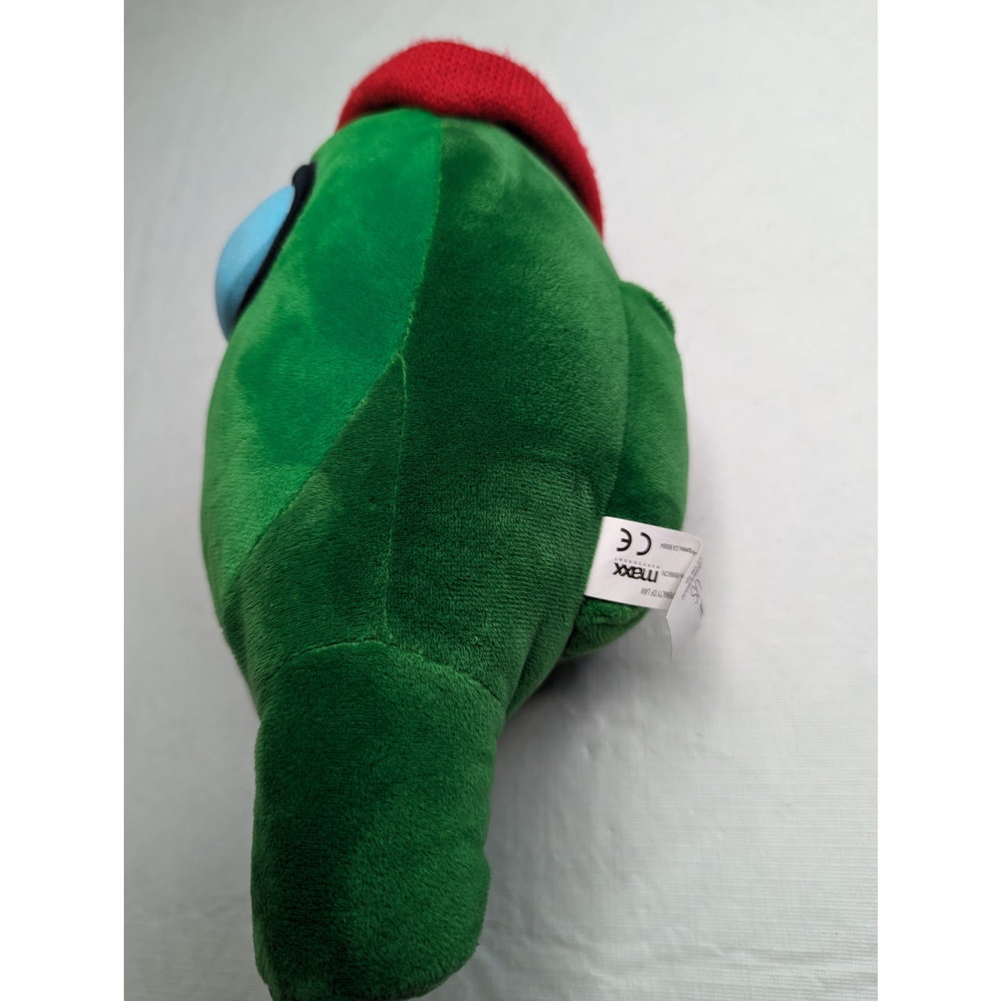 Among Us Stuffed Animal Plush Green w/ Red Beanie Hat