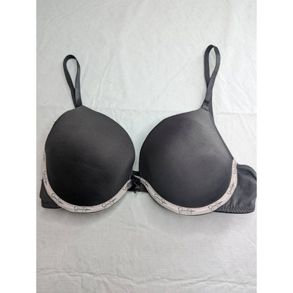 Jessica Simpson Mujer Sz 36C Sujetador Push Up Acolchado Negro