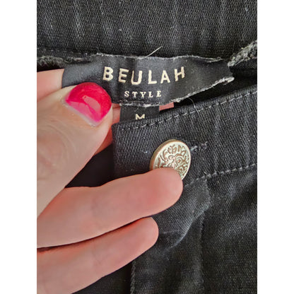 Beulah Womens Sz M Stretchy Black Skinny Jeans