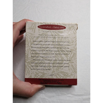 Hallmark Keepsake Christmas Ornament Satchel Paige Baseball Heroes