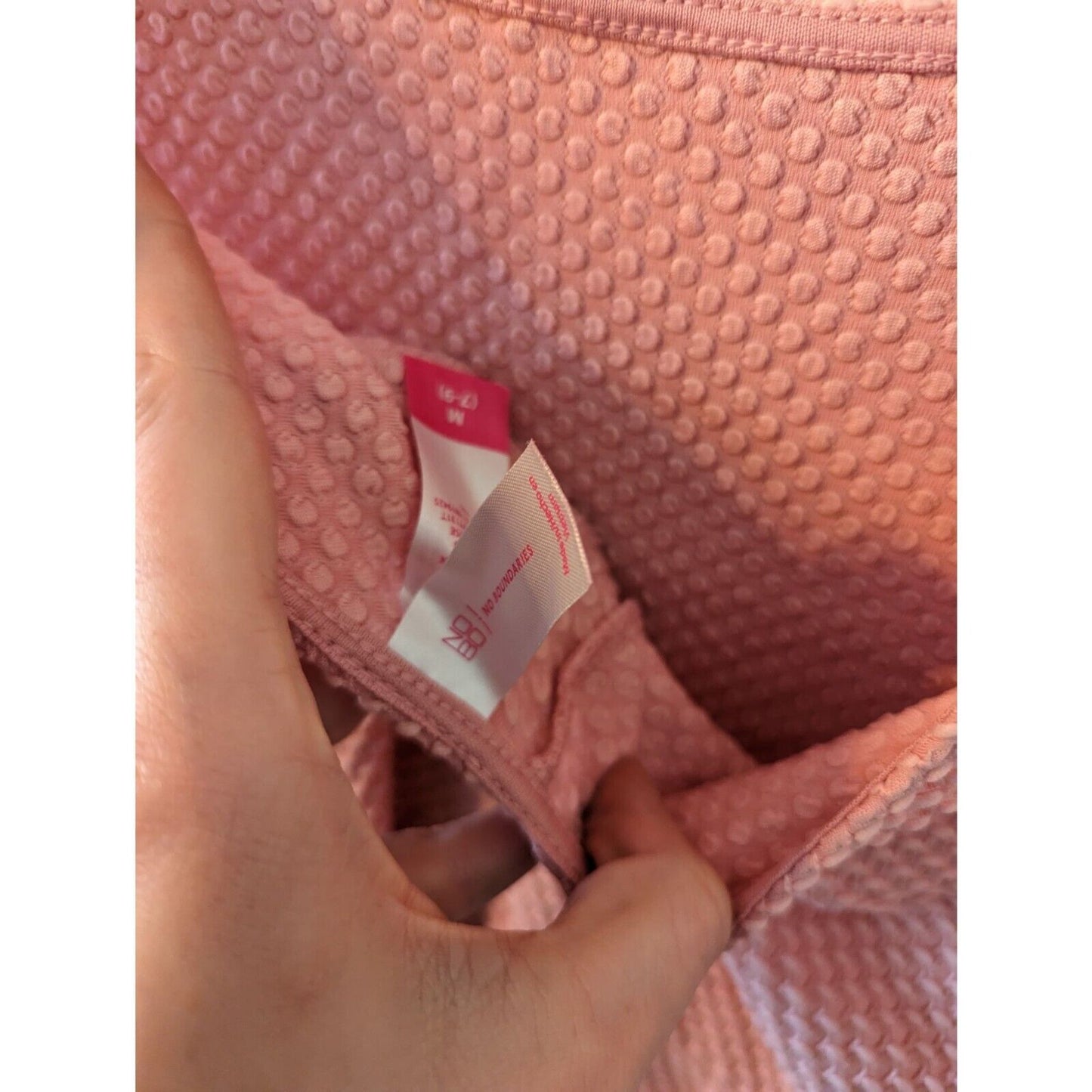 No Boundaries Juniors Sz M A Line Keyhole Back Dress Light Pink NEW