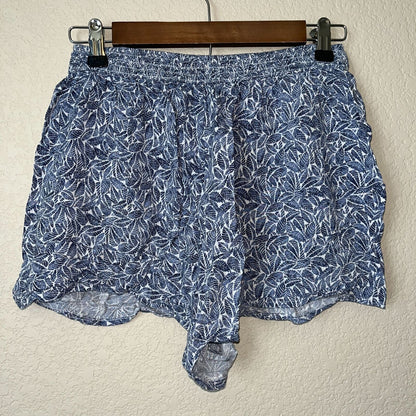 Hollister Juniors Sz M High Waist Slouchy Shorts Blue