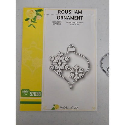 Blueprint Craft Die Collection Rousham Christmas Ornament Steel Craft Die