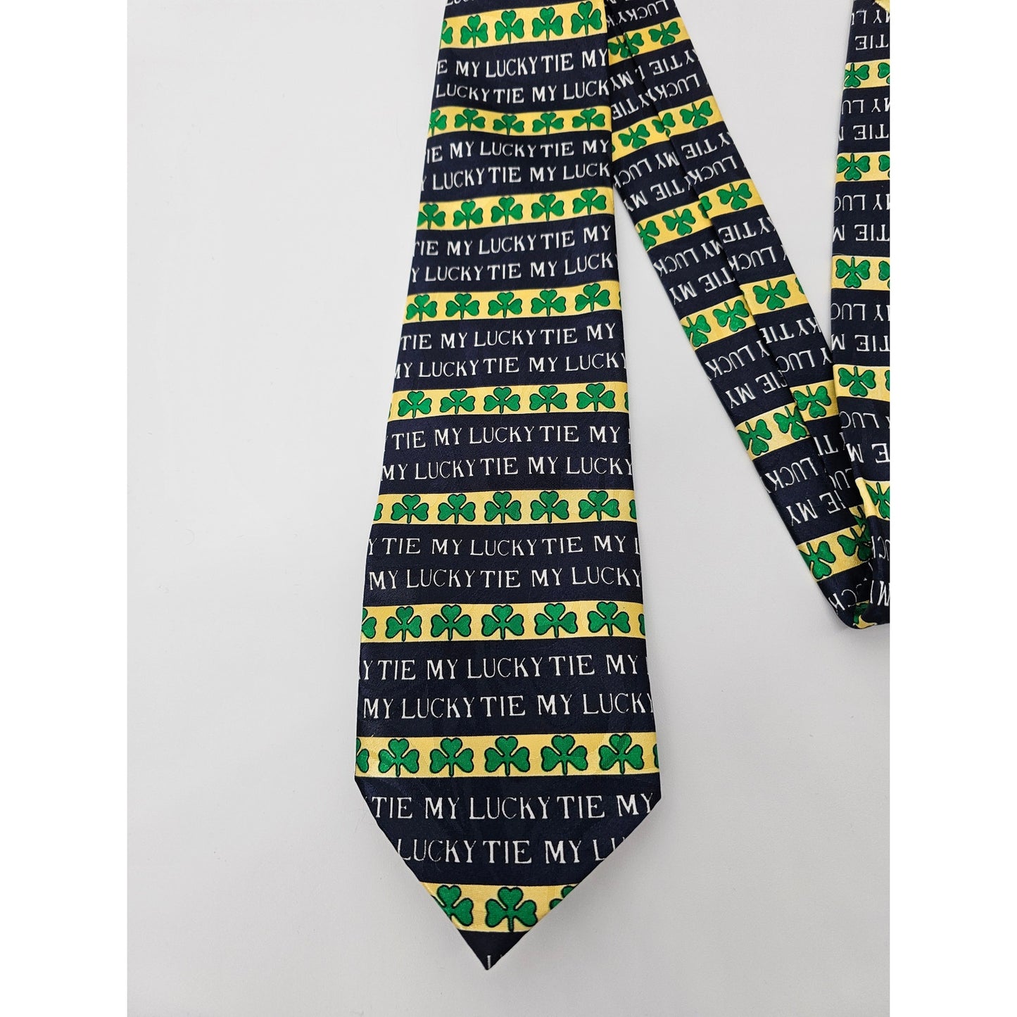 Steven Harris Mens Tie Necktie St Patricks Day Shamrock Lucky Tie