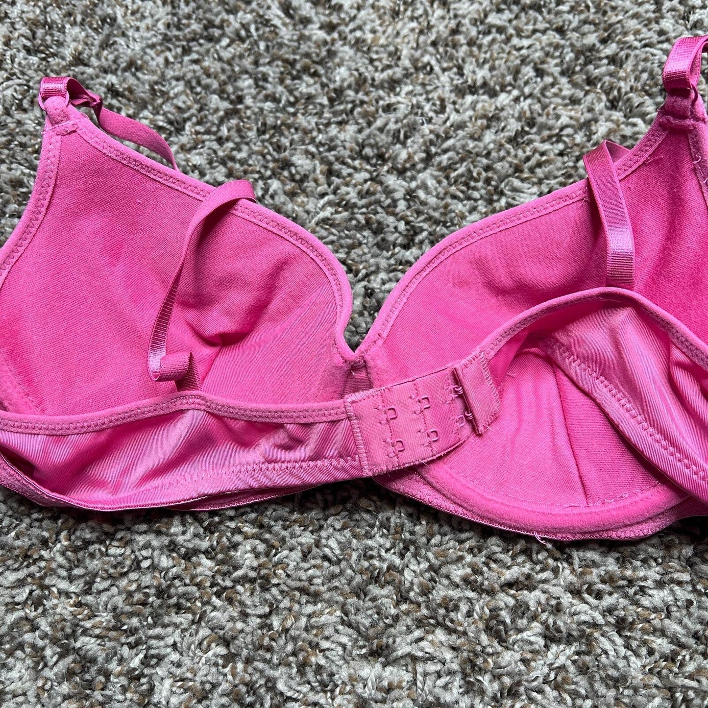 Vintage Y2K 2000s R-Wear by Rampage Pink T Shirt Bra Sz 36B