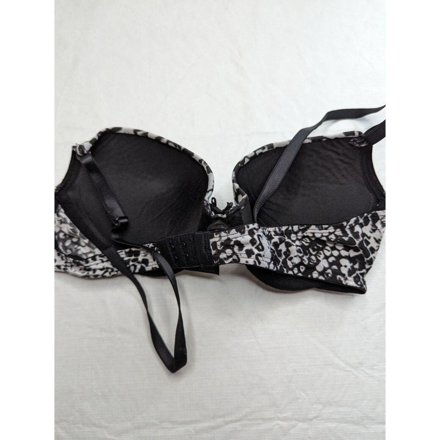 Vintage Y2K Smart & Sexy Womens Sz 36B Padded Push Up Bra Snakeskin Print