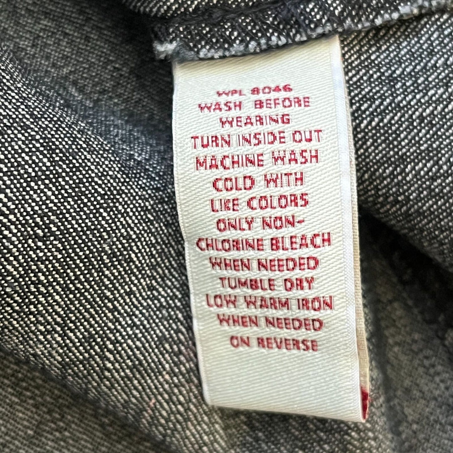 JM Collection Womens Sz 8P Zip Up Denim Blue Jean Jacket Sequin Front