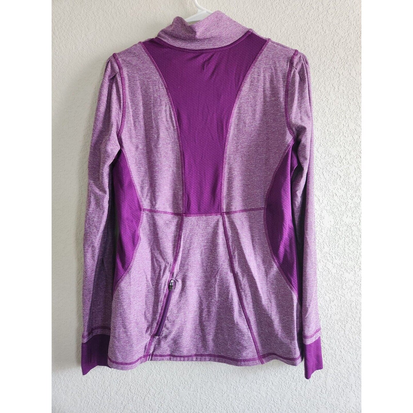 C9 by Champion Womens Sz M 1/4 Zip Compression Jacket Purple Athletic