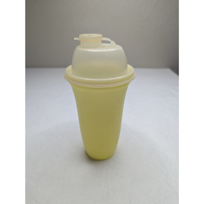 Vintage Tupperware Yellow Quick Shake Blender Gravy Shaker Salad Dressing 844-12