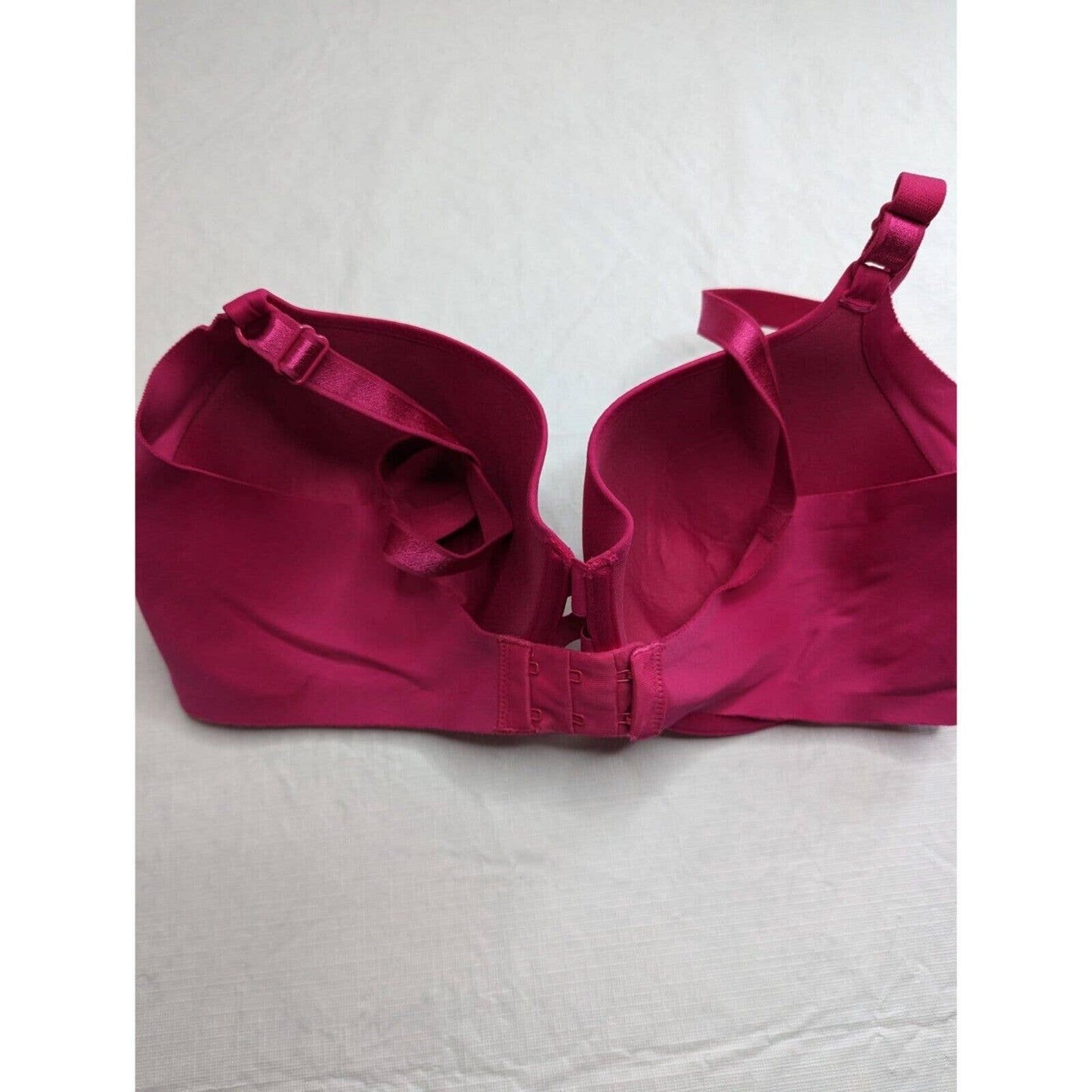 Calvin Klein Mujer Sz 36D Camiseta Sujetador Sólido Rosa Oscuro