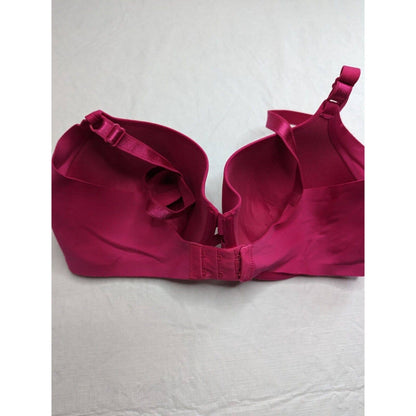 Calvin Klein Mujer Sz 36D Camiseta Sujetador Sólido Rosa Oscuro