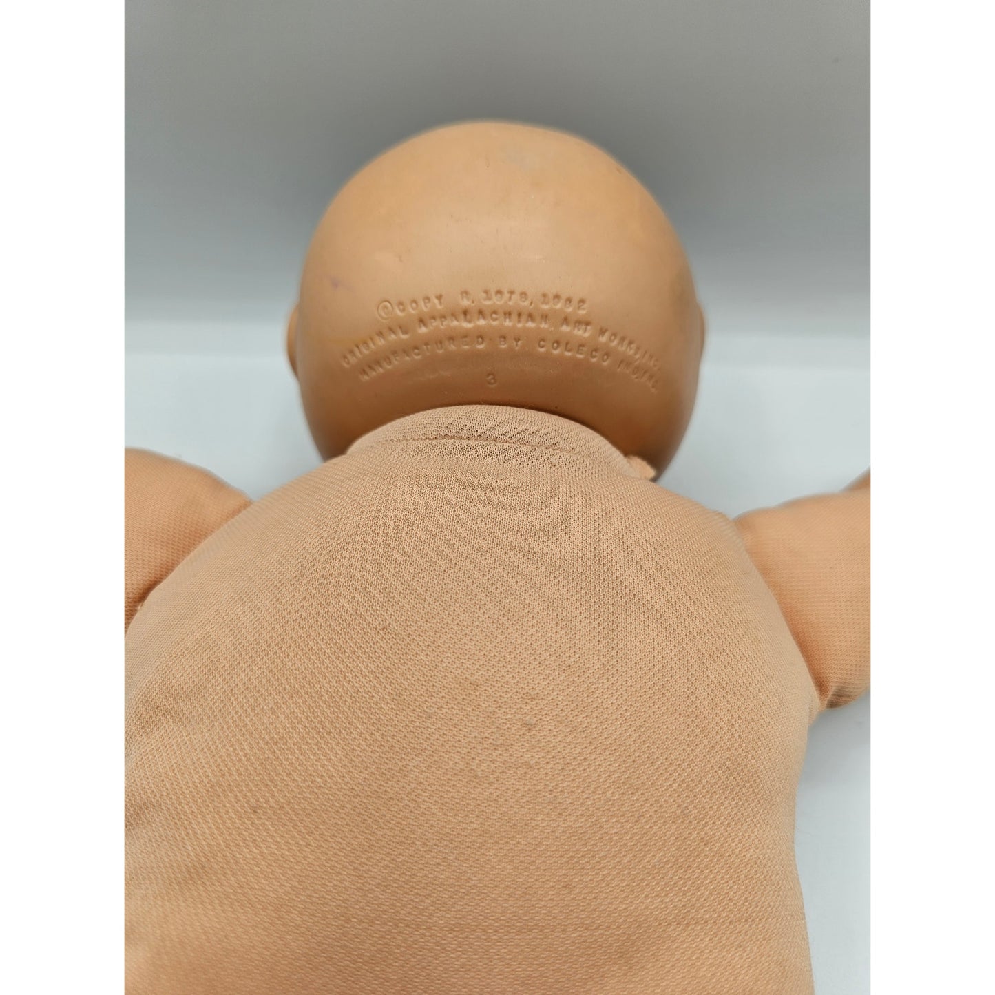 Vintage 1980s Cabbage Patch Kids Newborn Doll Xavier Bald Green Eyes