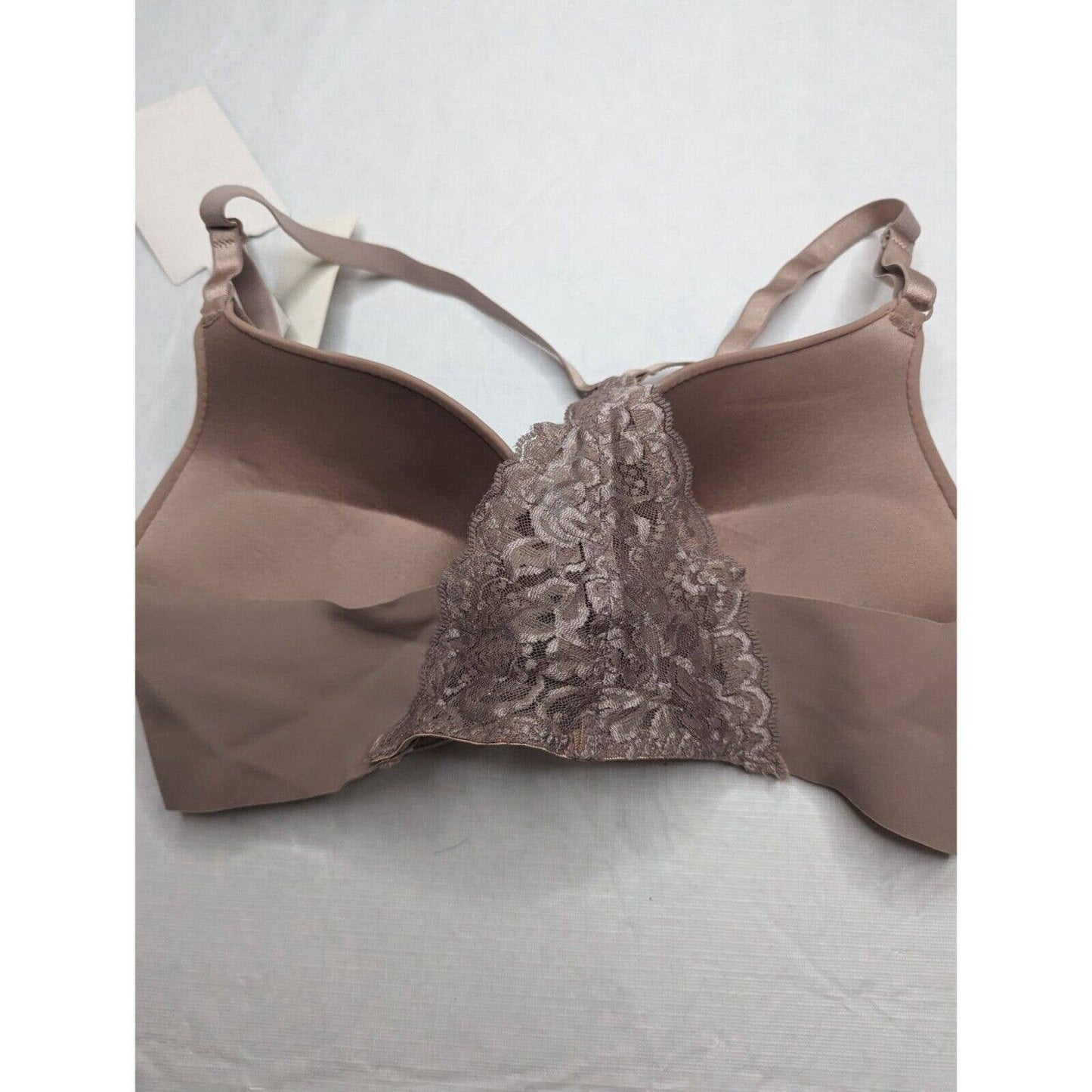 Prima Valentina Womens Sz 36C Front Clasp T Shirt Bra Beige NEW