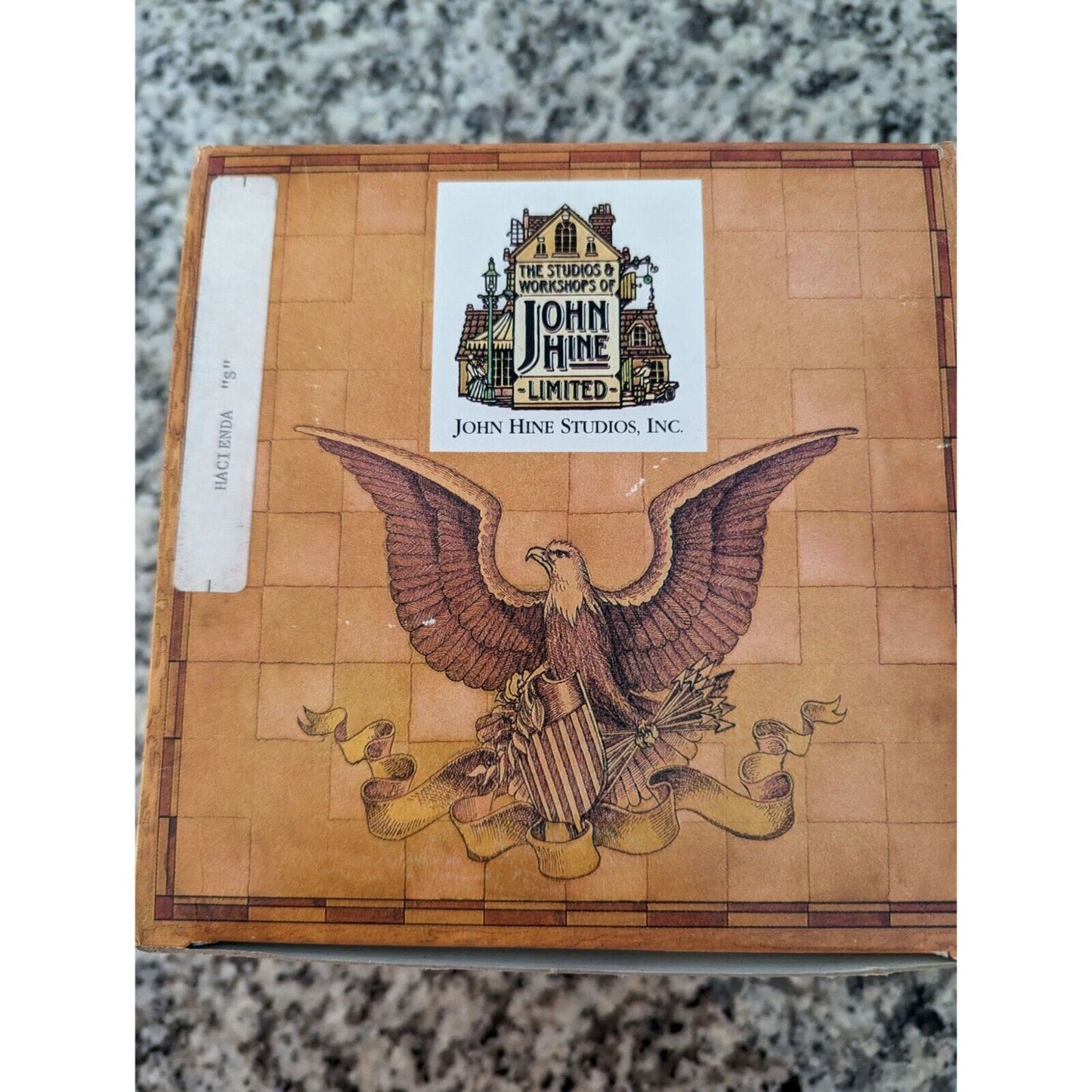 Vintage David Winter Cottages John Hine Studios HACIENDA in Box