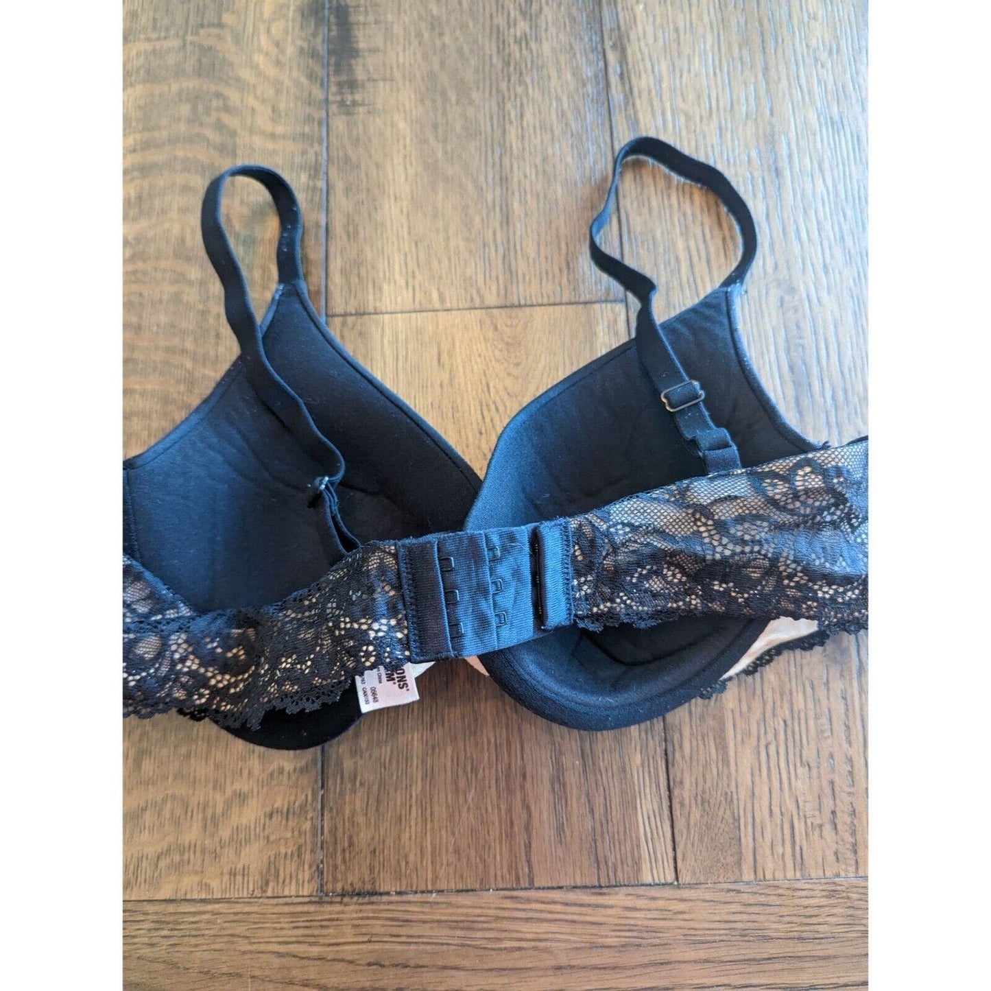 Self Expressions by Maidenform Womens Sz 40C T Shirt Bra Black Style 05648