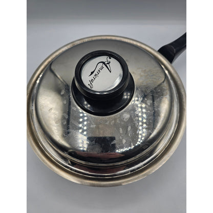 Kitchen Craft by Americraft Pot Pan Small Skillet Stainless Steel w/ Lid