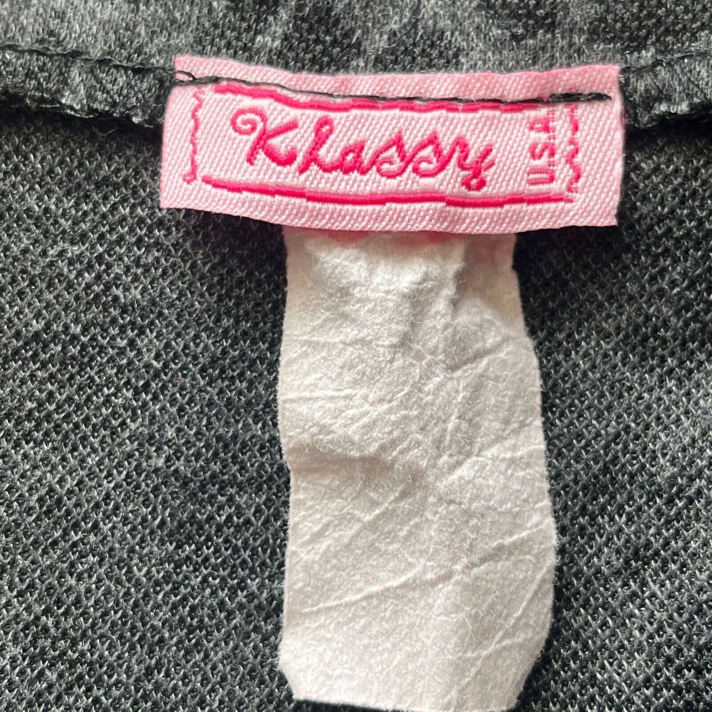 Klassy USA Vintage Y2K Womens Sz M Pencil Skirt Leopard Print Faux Leather