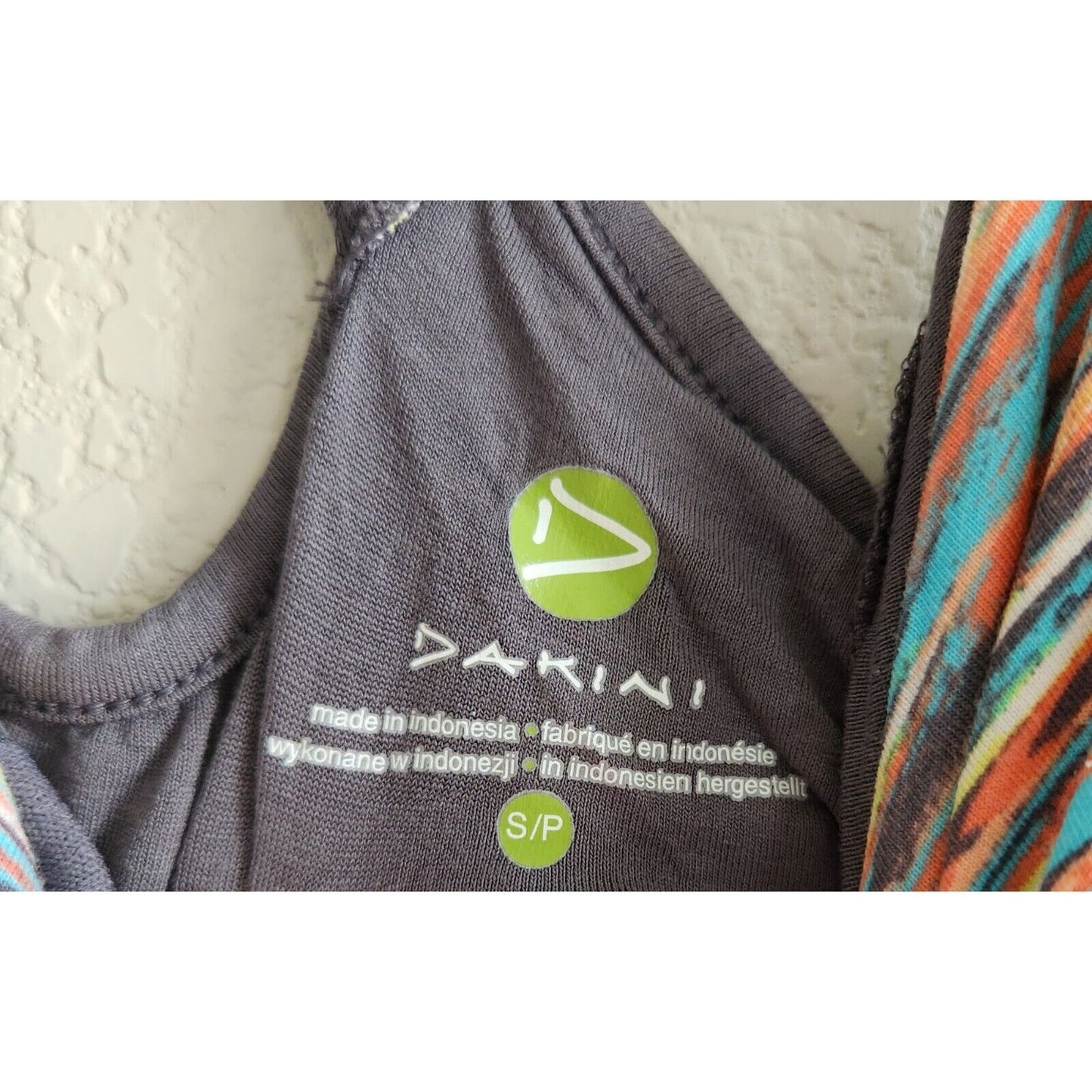 Dakini Womens Sz S Athletic Dress Knee Length Spacedye Built in Bra