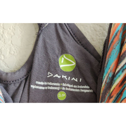 Dakini Womens Sz S Athletic Dress Knee Length Spacedye Built in Bra