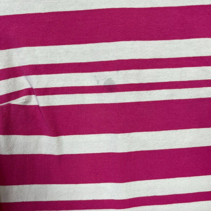 Old Navy Womens Sz XS Short Sleeve T Shirt Dress Pink White Striped