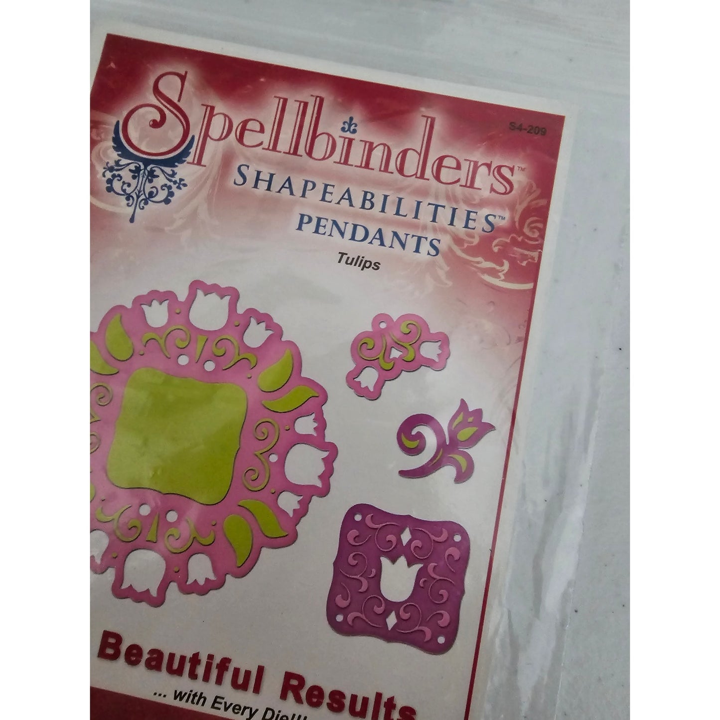 Spellbinders Shapeabilities Pendants Steel Craft Die Set Tulips Flowers