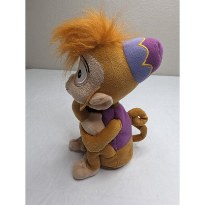 Vintage Disney Aladdin Abu Talking Plush Stuffed Animal Sitting