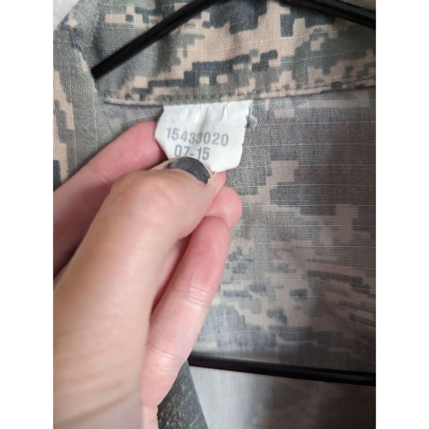 US Air Force Combat Uniform Long Sleeve Shirt Medium Short