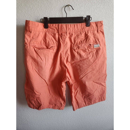 Brigade Mens Sz 34 Pastel Orange Classic Flat Front Shorts