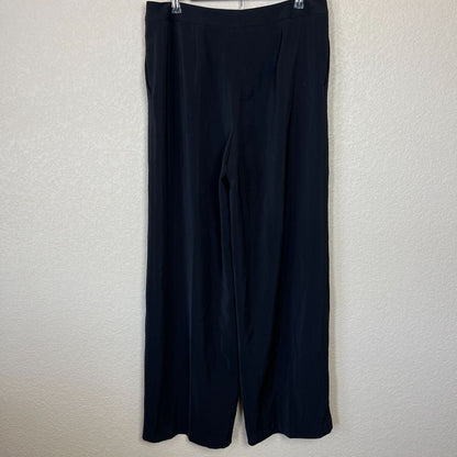 Coldwater Creek Womens Sz 10 Wide Leg Black Career Pants