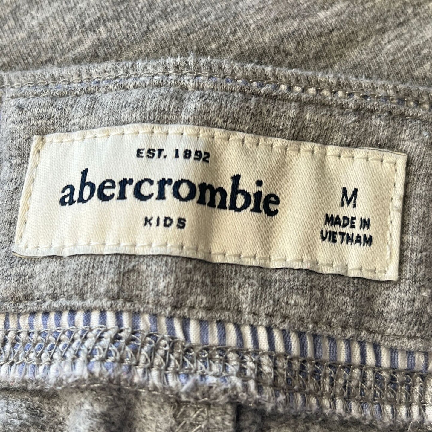 Abercrombie Kids Girls Sz M Gray Athletic Sweatpants