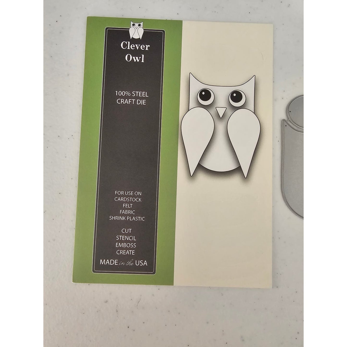 Poppy Stamps Clever Owl Steel Craft Die Style 844 Woodland Animal