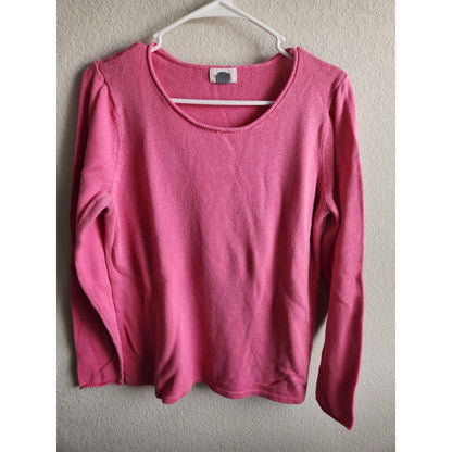 Old Navy Womens Sz L Lightweight Knit sweater Bubblegum Pink