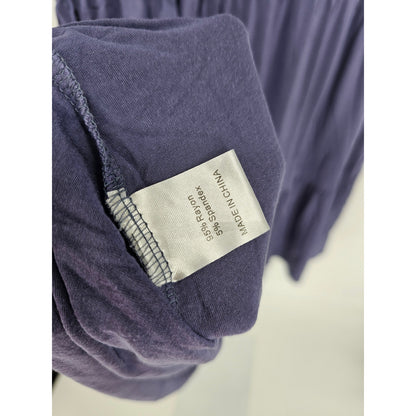 Levaca Womens Sz XL Short Sleeve Knee Length Dress Light Slate Blue