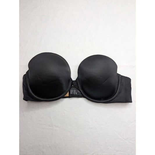 Victorias Secret Womens Sz 34C Multi Way Padded Strapless Bra Black