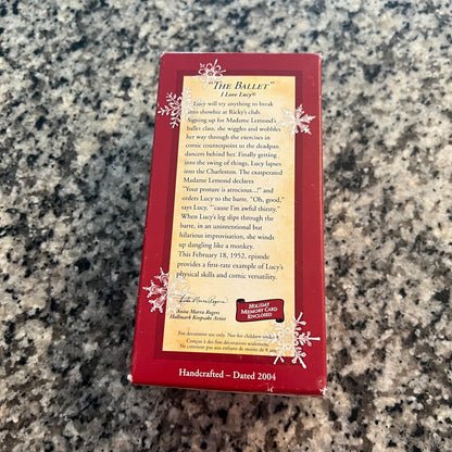 Hallmark Keepsake Ornament I Love Lucy the Ballet Clip On Vintage