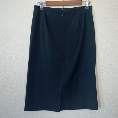 Spencer Tylar Womens Sz 10P Petite Knee Length Skirt Black